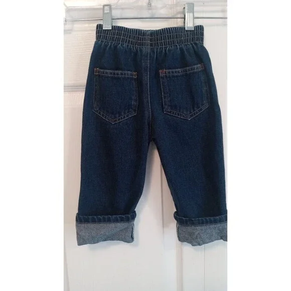 Disney baby‎ vintage patchwork ankle fold jeans - Picture 2 of 5